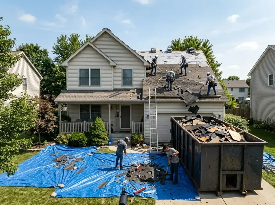 roof-replacement-debris-remova-004 — frequently asked questions, Cheapest Dumpster Rentals in Fort Payne, AL